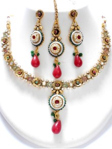 Polki Necklace Set